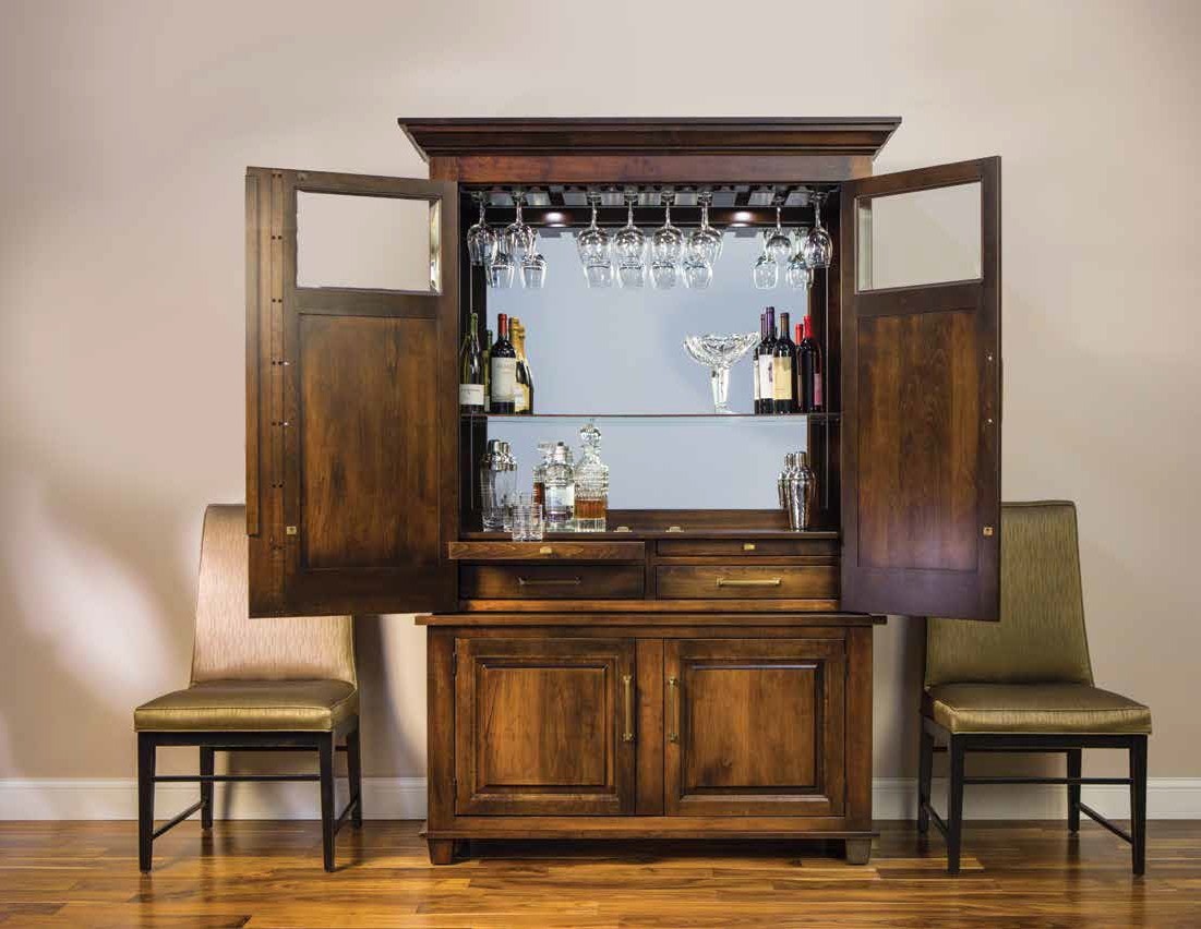 County Line Dining Room Ithaca Wine Hutch CL107760 Borofka’s